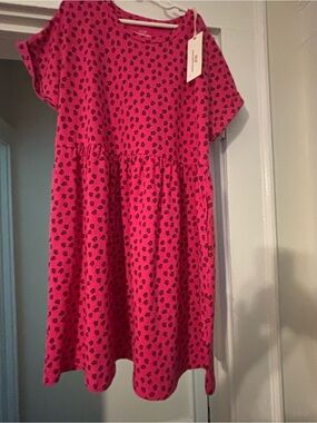 NWT Vineyard Vines Girls 14 Every Day Jersey Dress Pink Floral